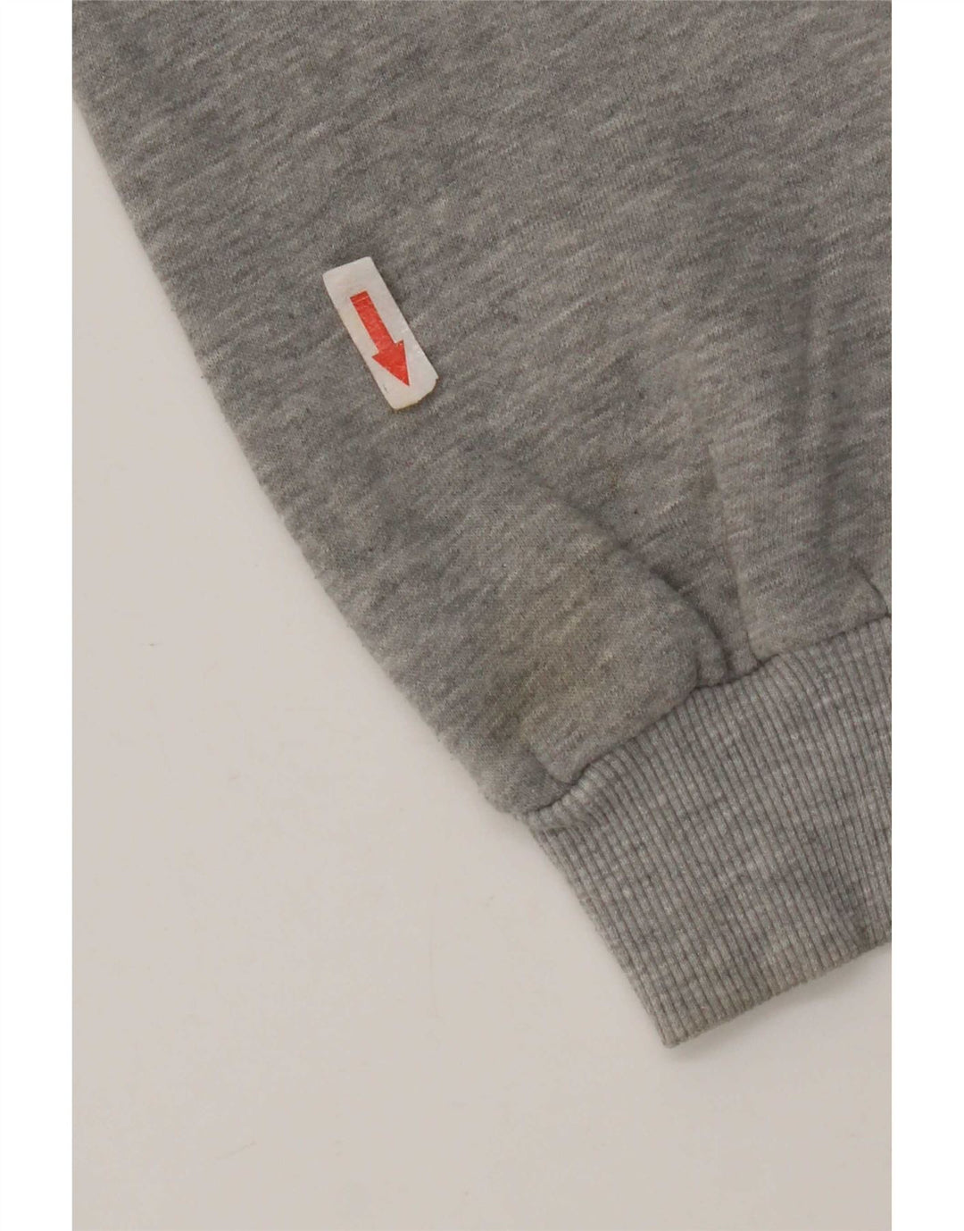 Zara moletom gráfico feminino jumper UK 14 poliéster cinza médio