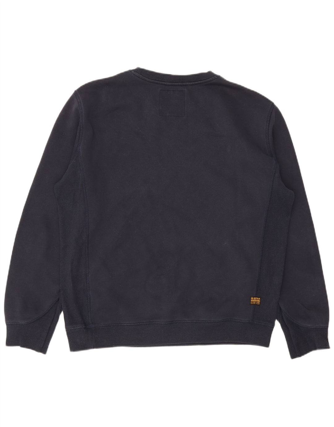 G-Star moletom masculino jumper grande algodão azul marinho
