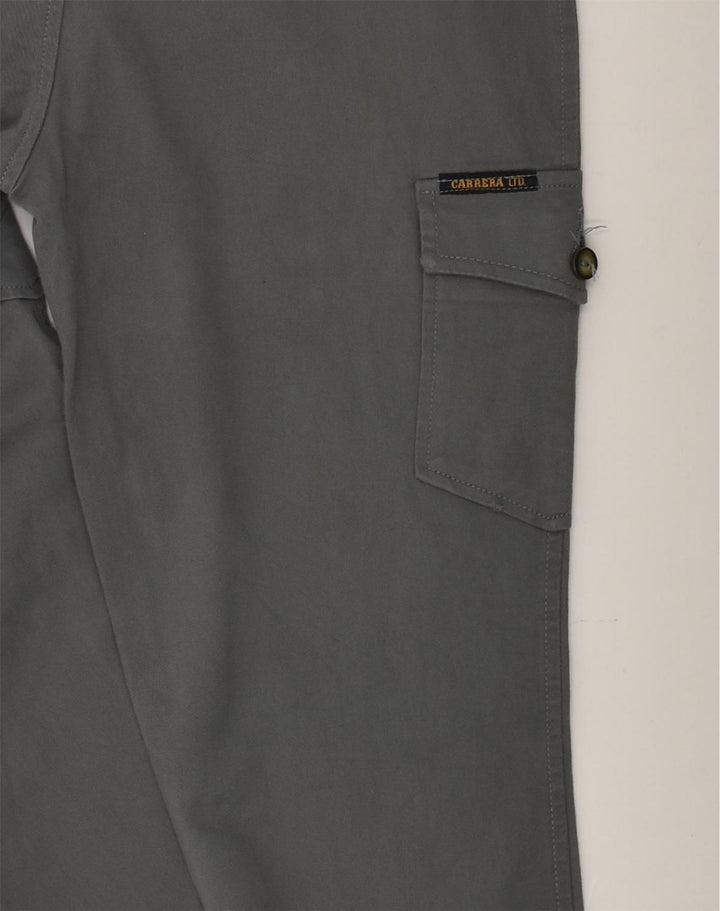 CARRERA Womens Straight Cargo Trousers W26 L33 Grey Cotton | Vintage Carrera | Thrift | Second-Hand Carrera | Used Clothing | Messina Hembry 