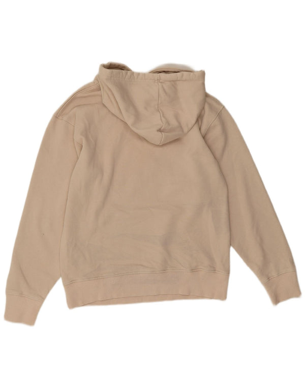 Zara Womens Oversized Hoodie Jumper Reino Unido 10 Pequeno Bege