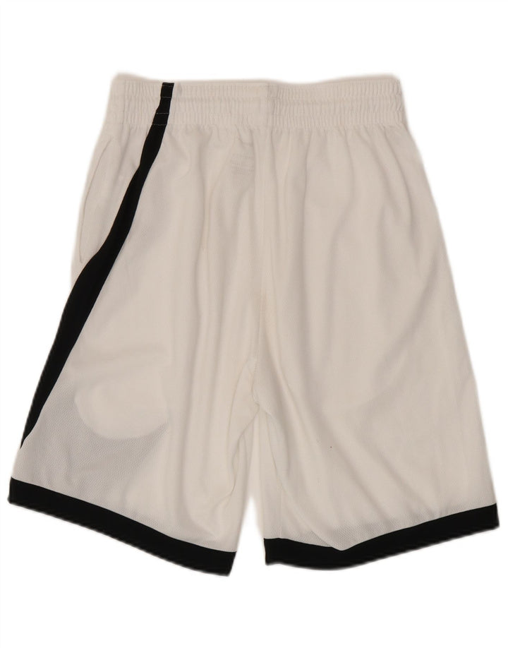 Nike Mens Dri Fit Sport Shorts Pequeno Poliéster Colorblock Branco