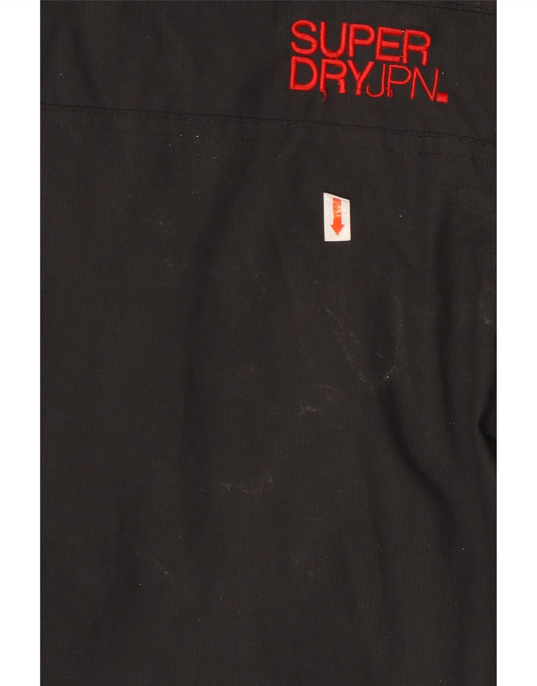 Jaqueta corta-vento feminina SUPERDRY UK 18 XL preto nylon