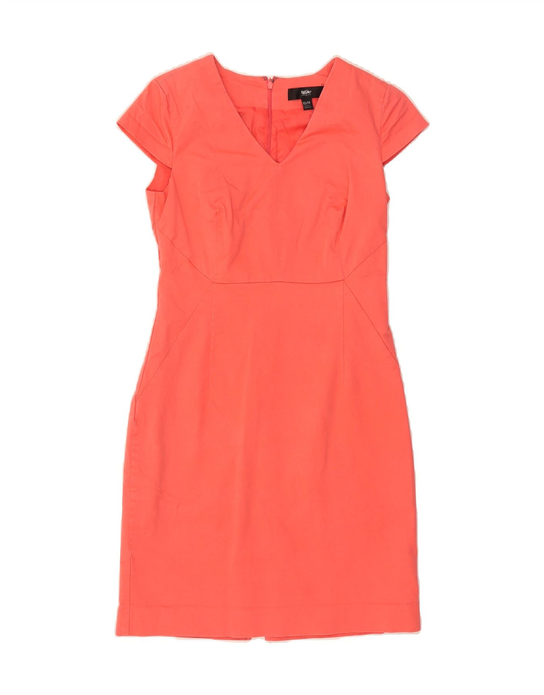 MOSSIMO Womens Sheath Dress UK 6 XS Red Cotton Vintage Mossimo and Second-Hand Mossimo from Messina Hembry 