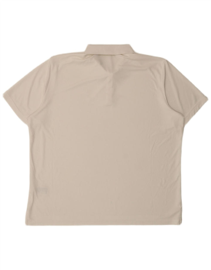 Camisa polo masculina Adidas 2XL poliéster branco