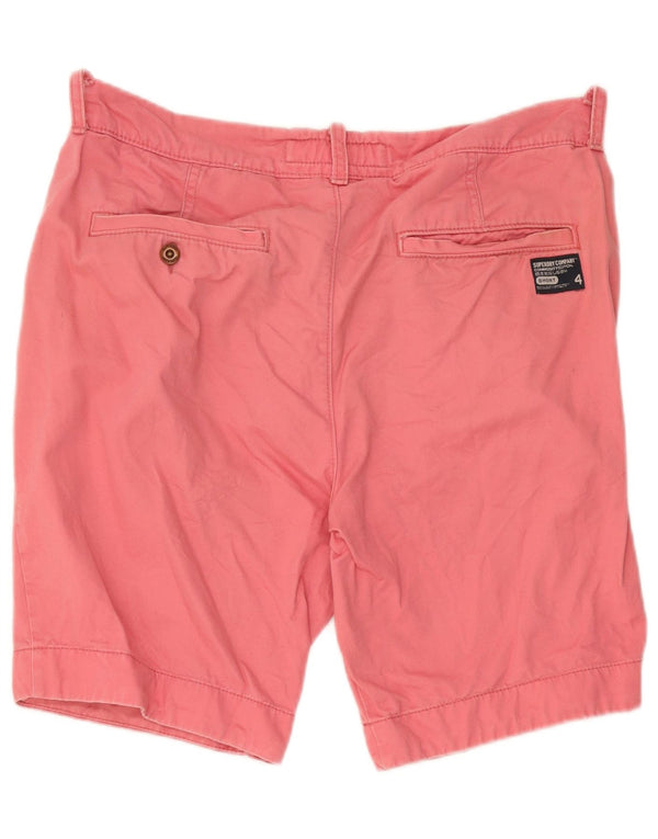 Shorts Chino Masculino Superdry XL W38 Algodão Rosa