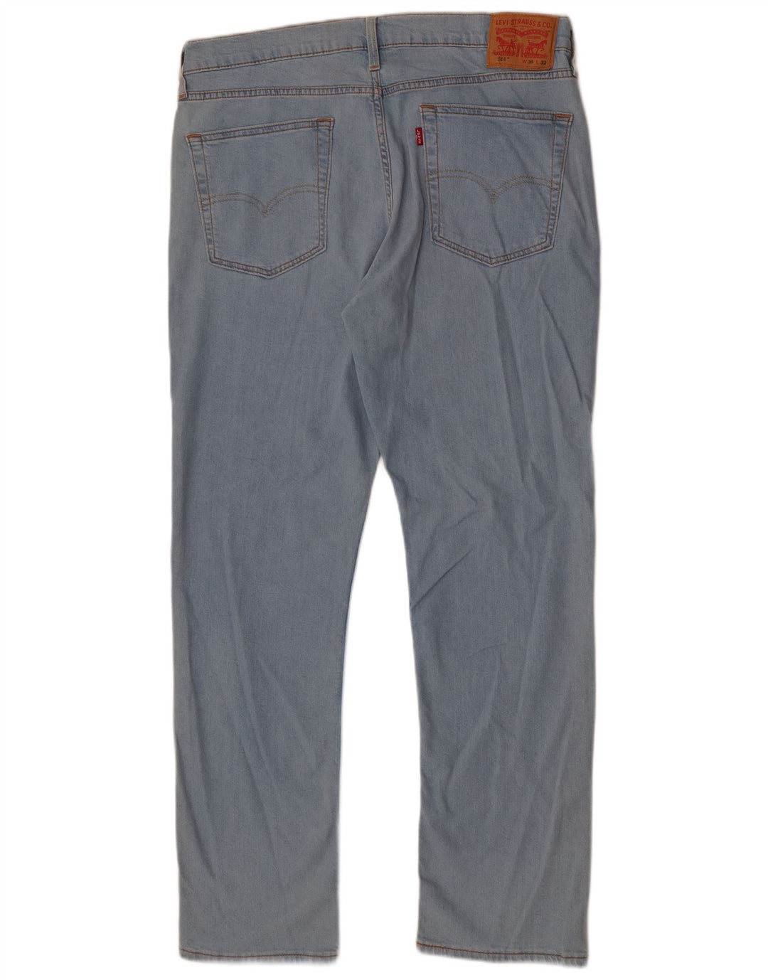 Levi's Masculino 514 Straight Jeans W36 L32 Azul Algodão