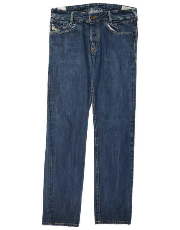 Diesel Masculino Poiak Straight Jeans W31 L34 Azul Algodão