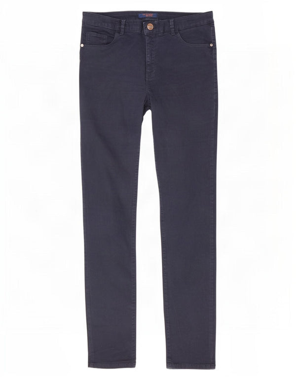 Calça feminina casual slim Trussardi W33 L32 azul marinho