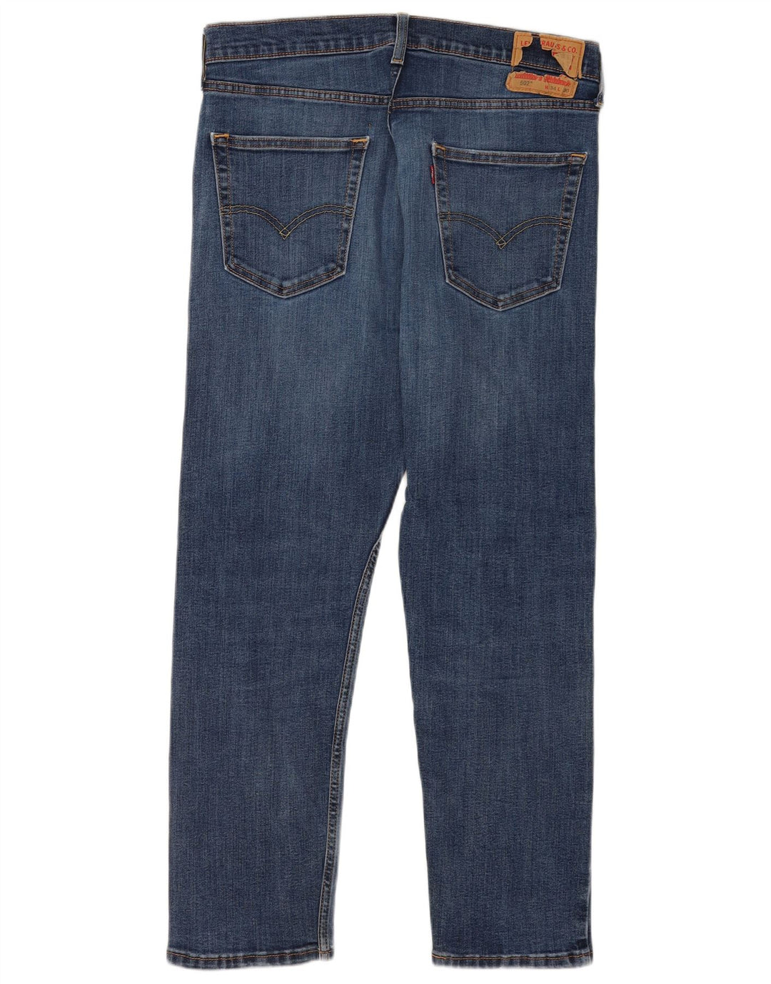Levi's Masculino 502 Tapered Jeans W34 L30 Azul Algodão