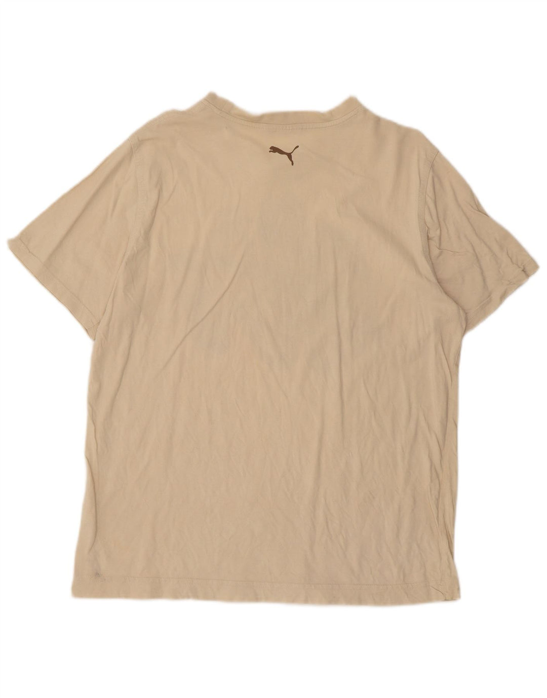 Puma Camiseta Masculina Graphic Top Grande Bege