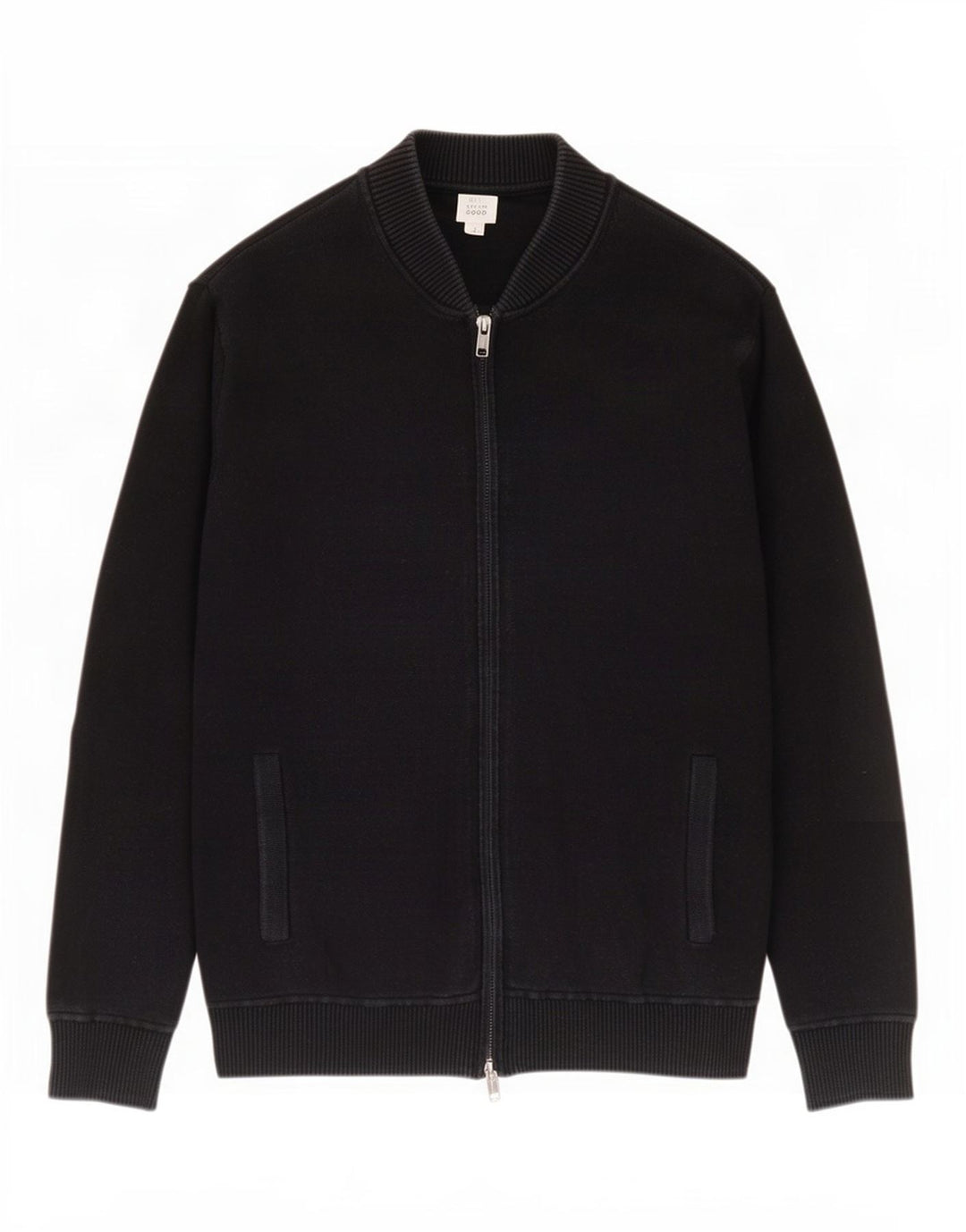 Suéter cardigã masculino Gap algodão preto médio