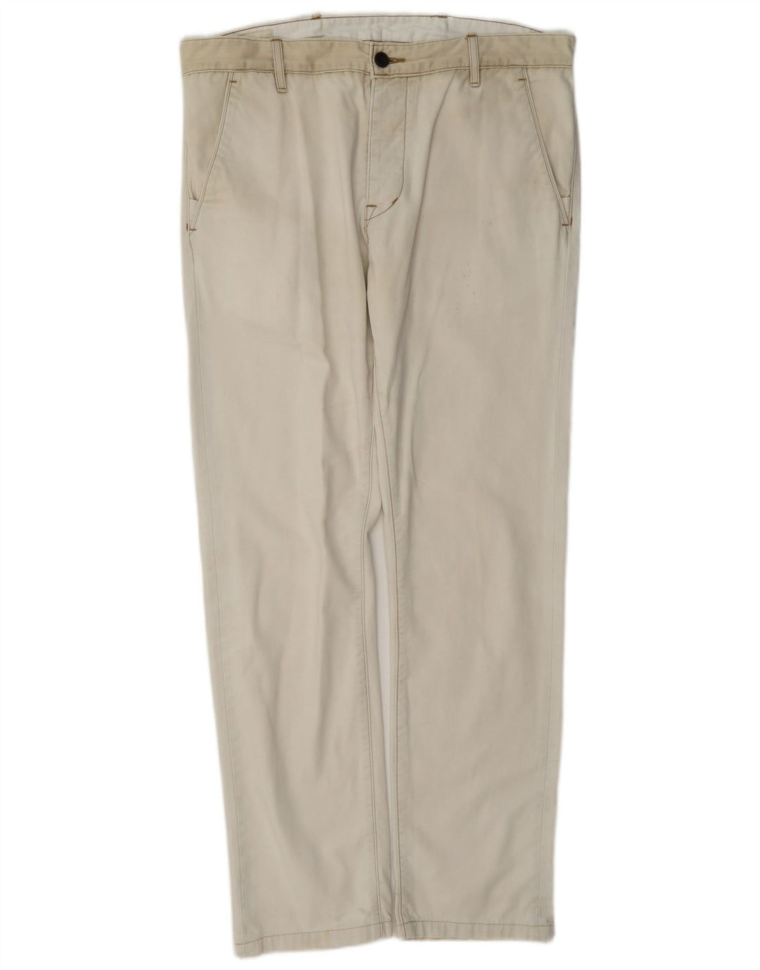 Calça jeans reta masculina Levi's W38 L32 branca