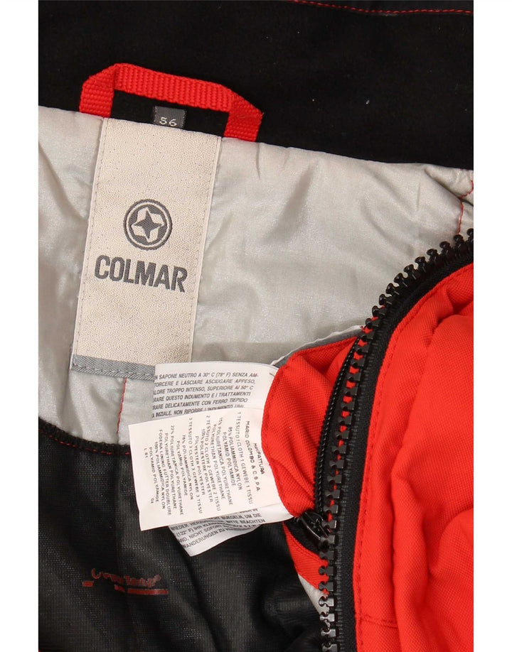 Jaqueta de esqui masculina com capuz Colmar IT 56 XL vermelho Colourblock poliamida