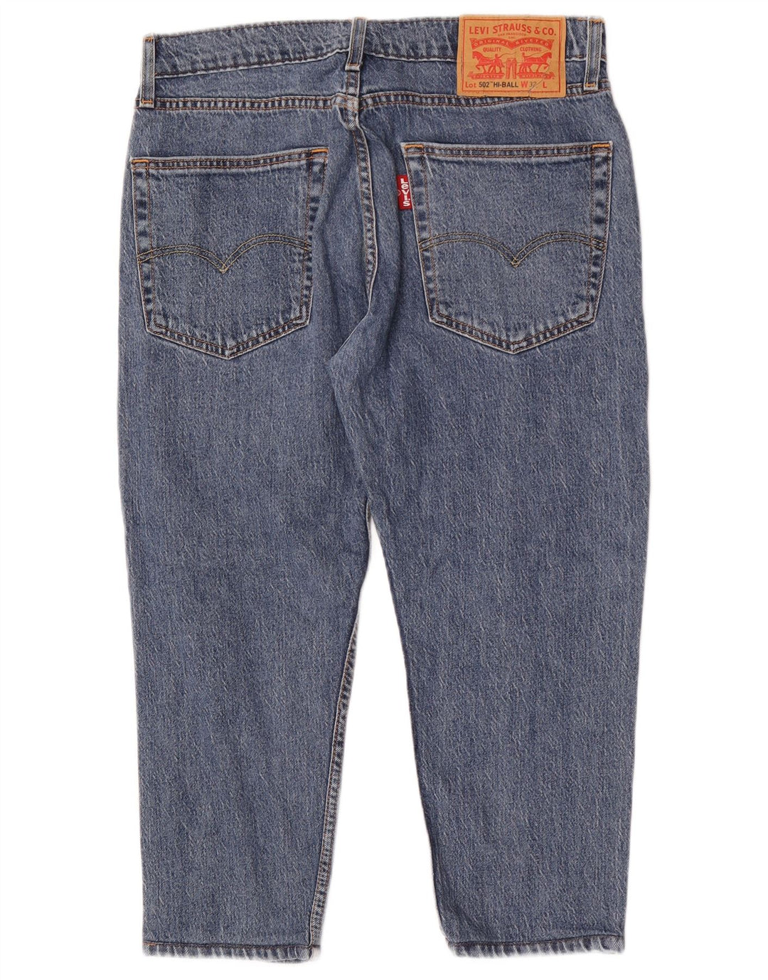 Levi's Masculino 502 Tapered Jeans W32 L22 Azul Algodão