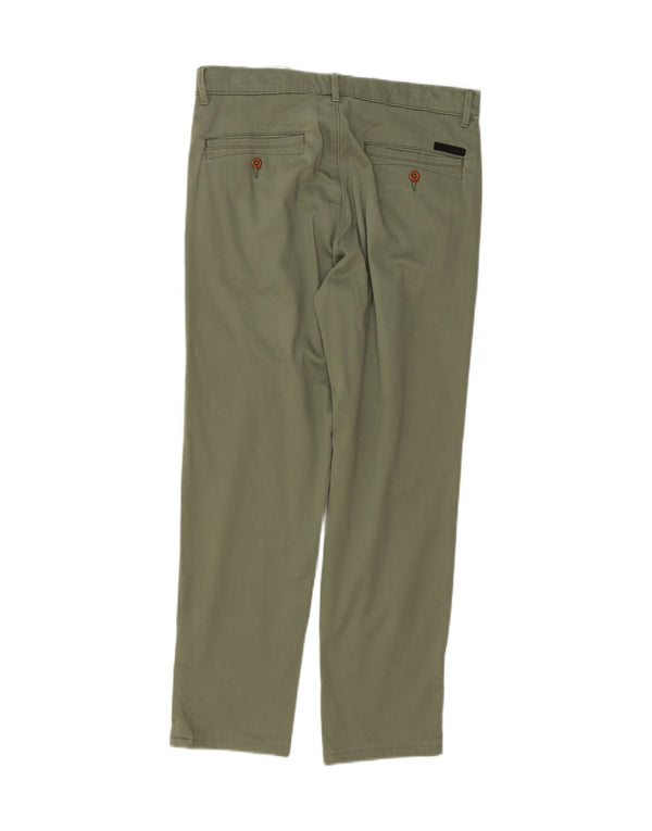 Calça jeans reta masculina Jack & Jones W30 L30 algodão verde