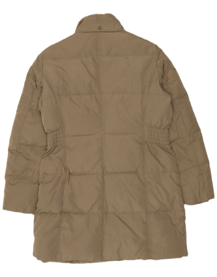 Casaco acolchoado feminino Esprit UK 16 grande poliéster cáqui