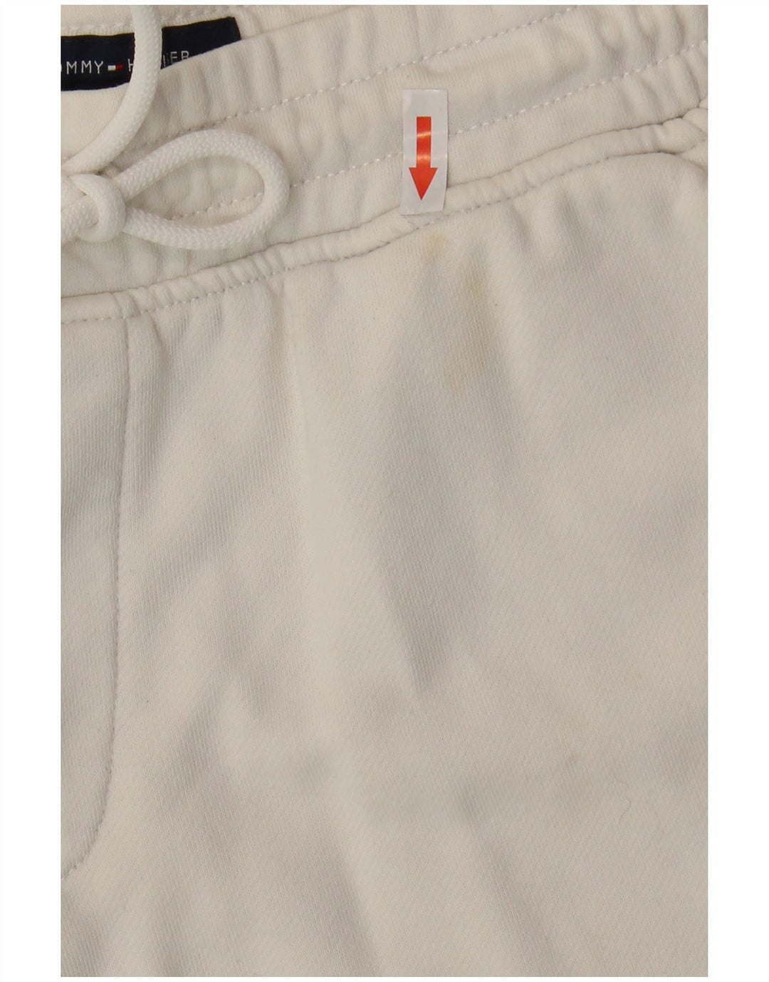Shorts esportivos masculinos TOMMY HILFIGER algodão branco médio