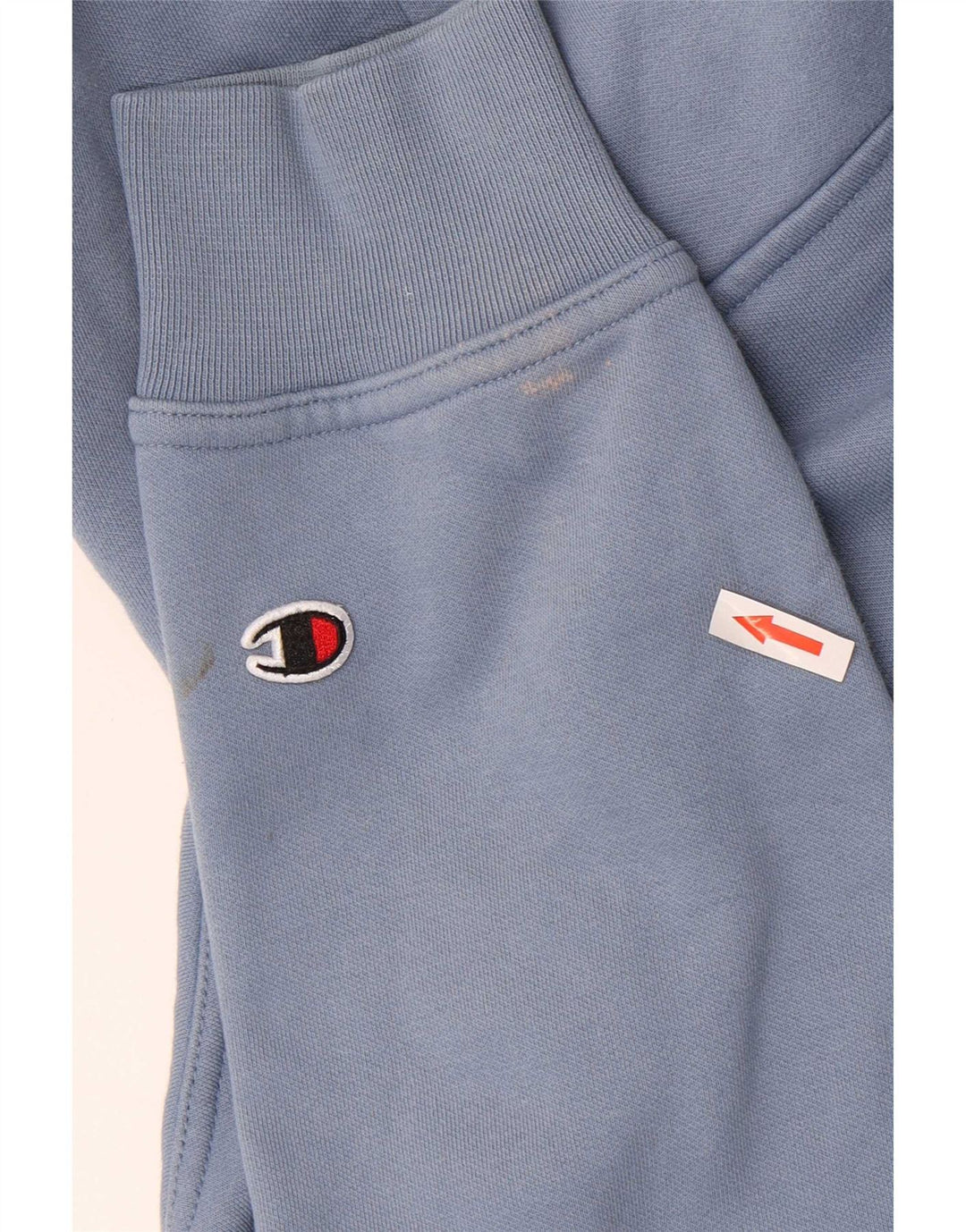 Jumper masculino com capuz Champion pequeno algodão azul