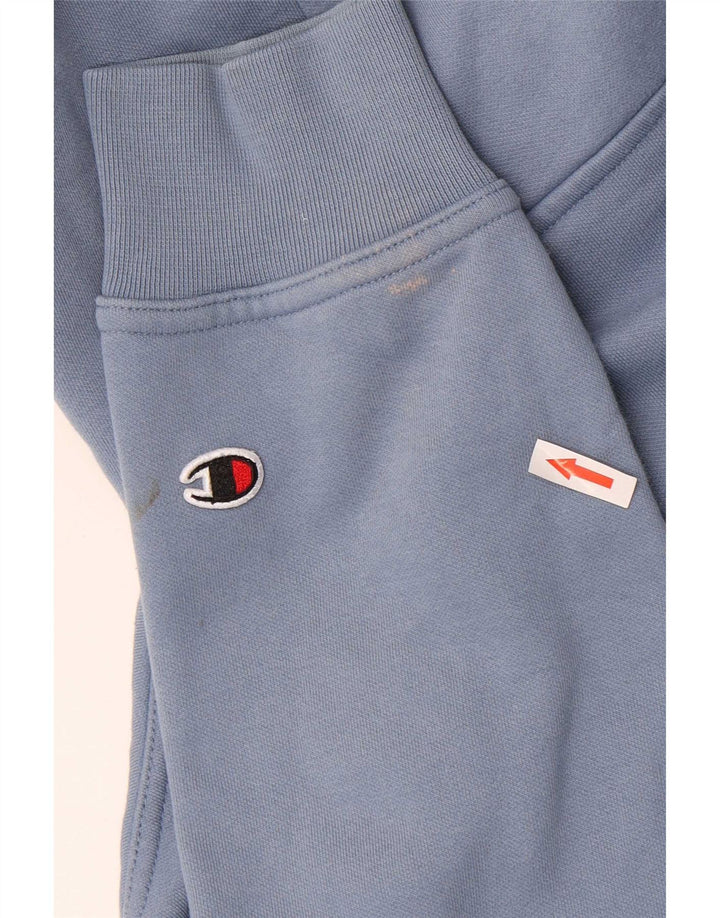 Jumper masculino com capuz Champion pequeno algodão azul