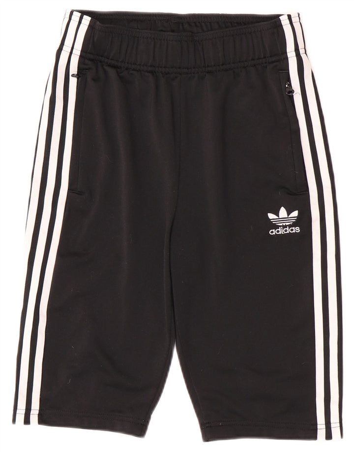 Shorts esportivos Adidas meninos 11-12 anos pretos