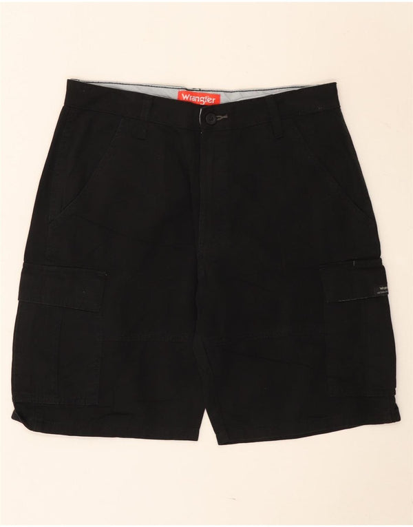Wrangler Mens Cargo Shorts W30 Médio Algodão Preto