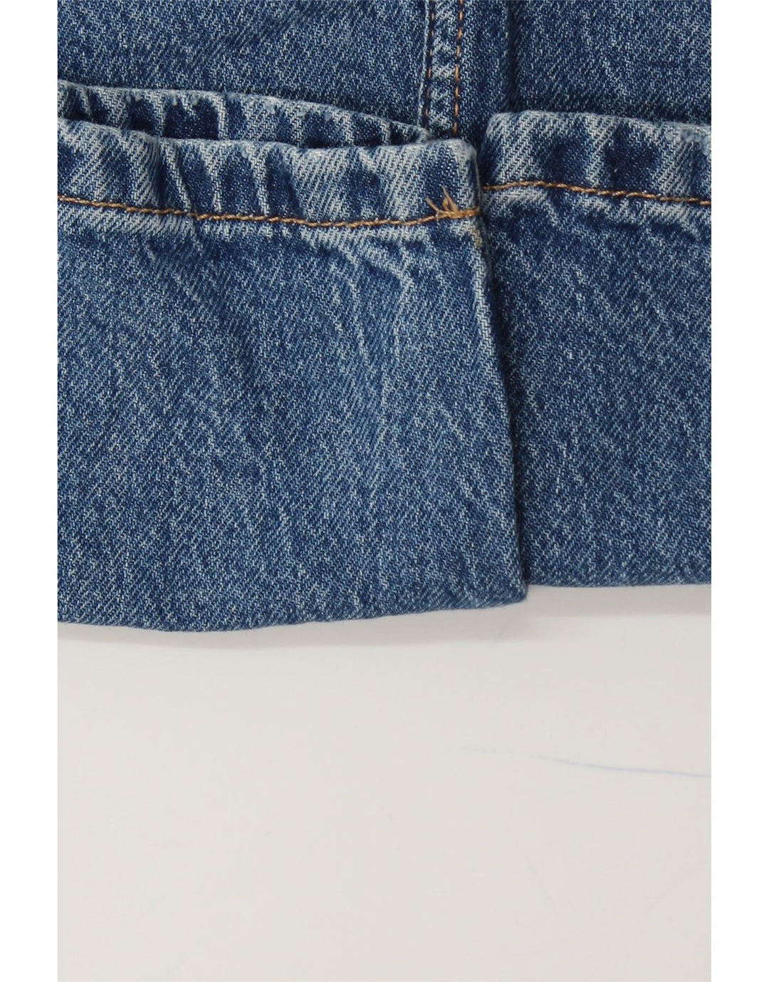 ZARA Jeans feminino de cintura alta cônico UE 38 pequeno W28 L28 azul