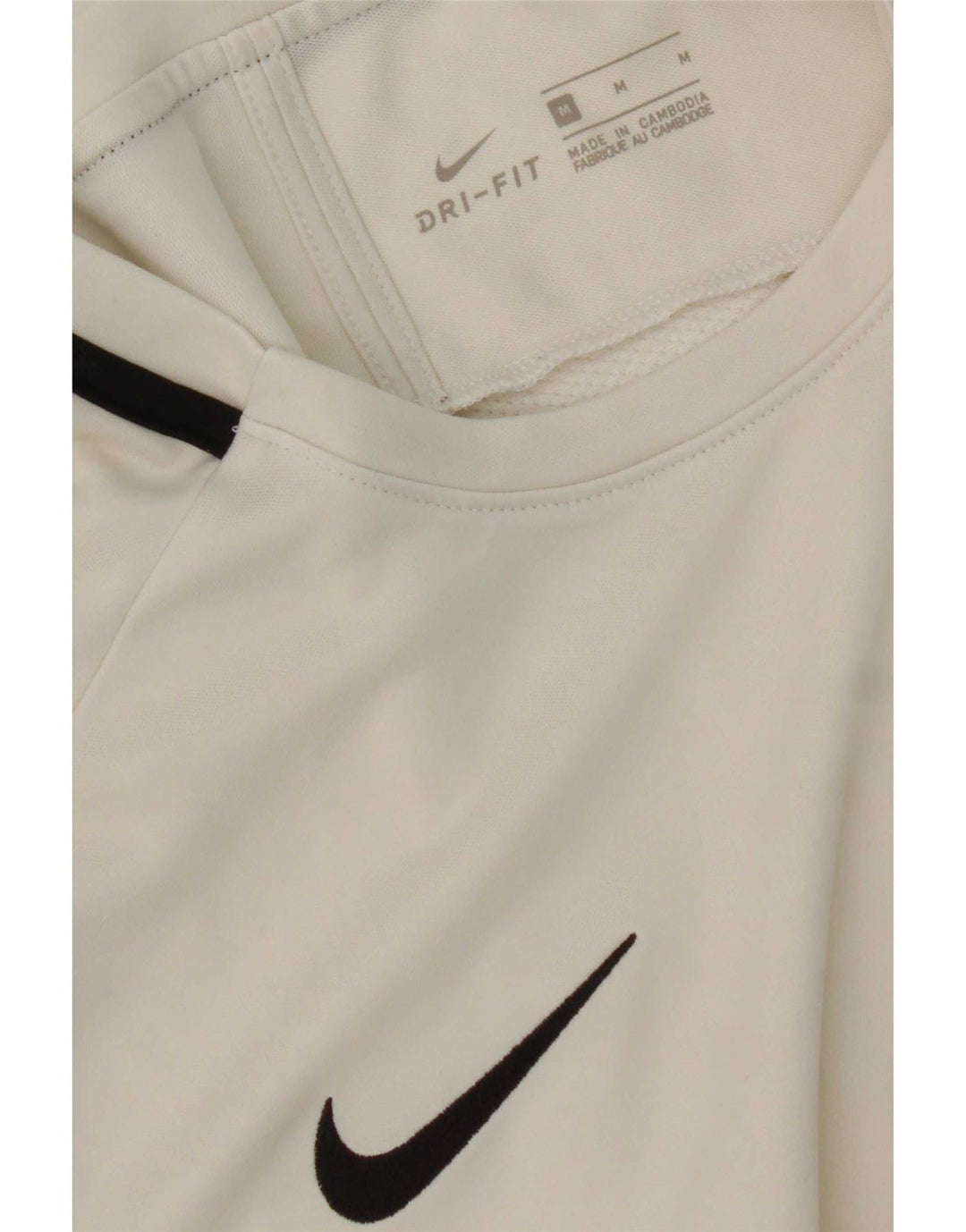 Camiseta Nike Masculina Dri Fit Top Médio Branco
