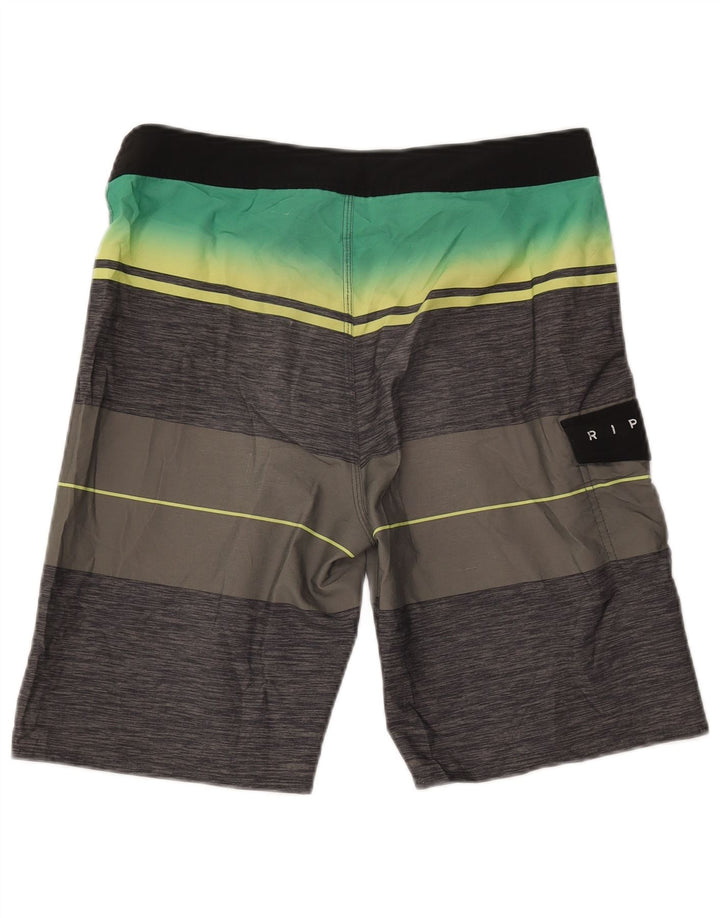 Shorts de natação masculino RIP CURL cinza médio colorblock