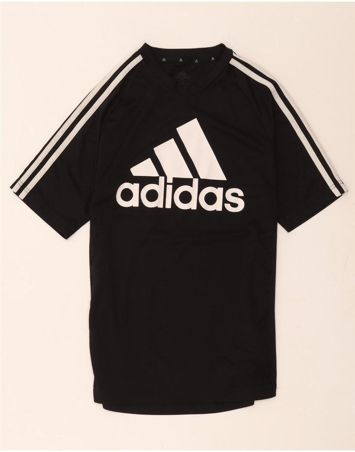 Camiseta Adidas Masculina Aeroready Graphic Top Pequeno Poliéster Preto