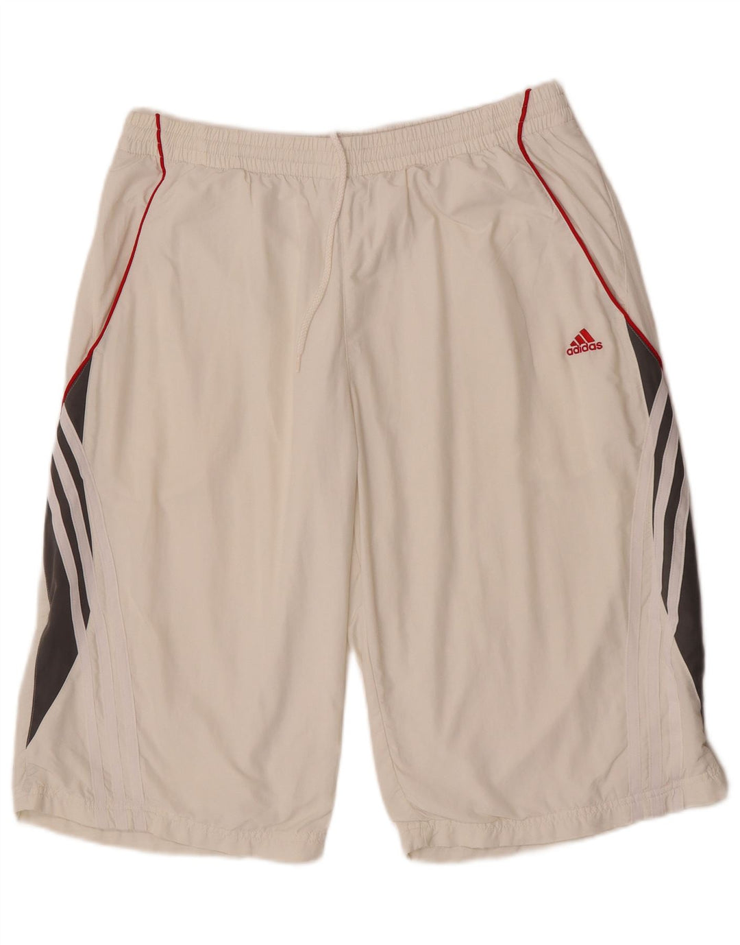 Adidas Masculino Climalite Sport Shorts Grande Branco Colorblock Poliéster