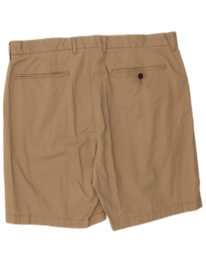 J. CREW Mens Chino Shorts W36 Grande Algodão Bege