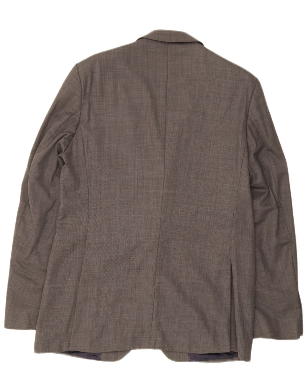 Jaqueta blazer masculina Zara com 2 botões EU 52 grande lã cinza