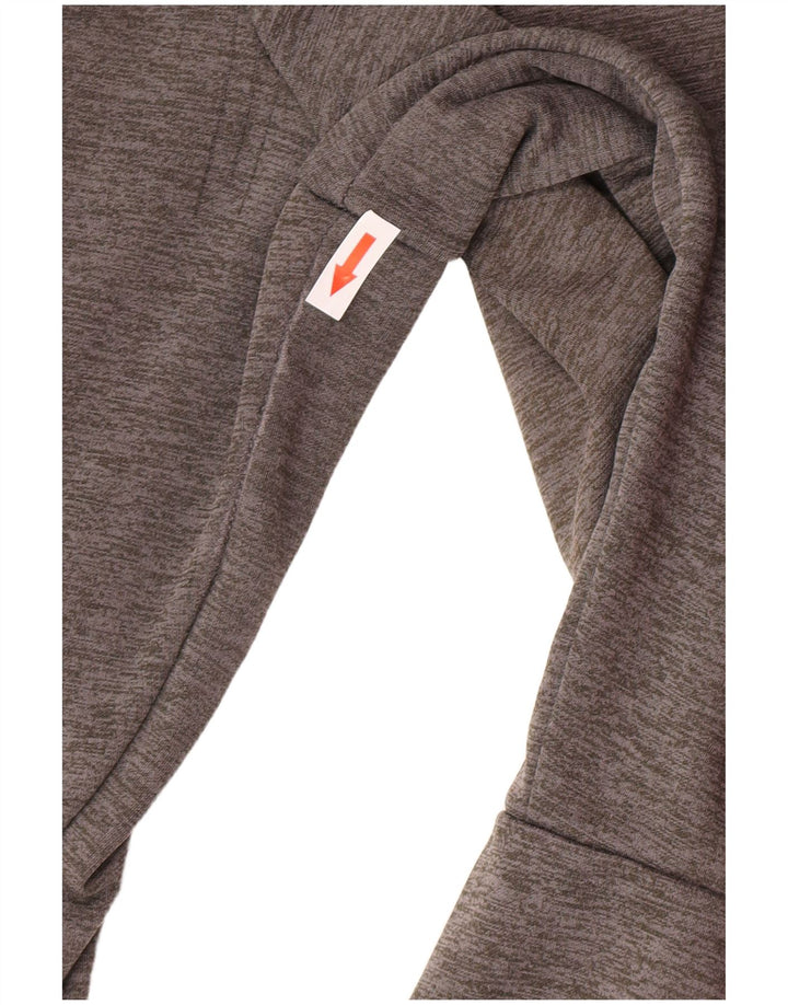 Calça de treino masculina Nike Dri Fit Joggers XL cinza manchado de poliéster