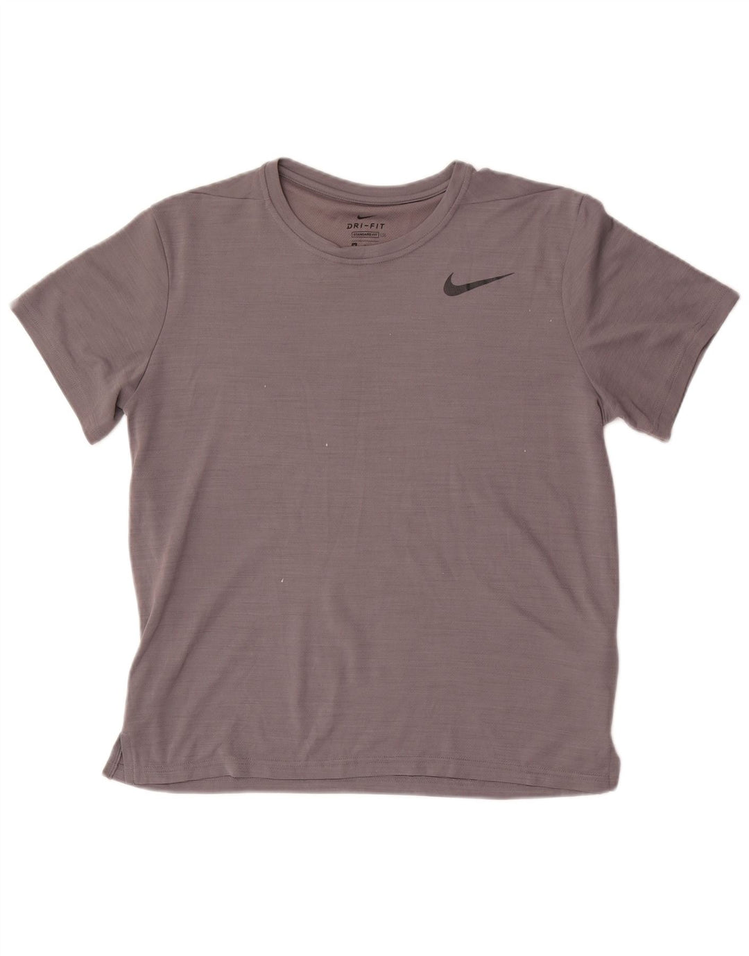 Camiseta Nike Masculina Dri Fit Standard Fit Top Cinza Médio Poliéster