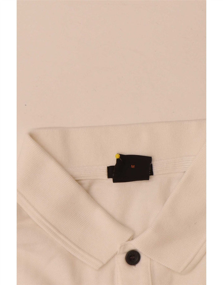 Camisa polo masculina Hugo Boss Slim Fit médio algodão branco