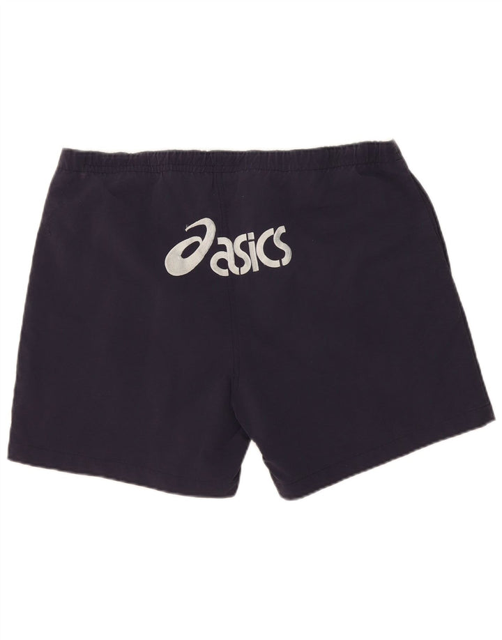 Shorts esportivos gráficos masculinos Asics 2XL azul marinho