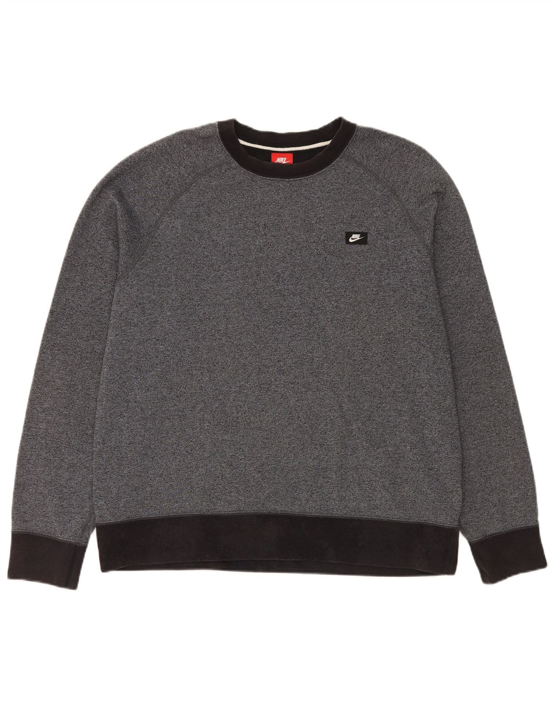 Moletom masculino NIKE Jumper XL cinza colorblock algodão