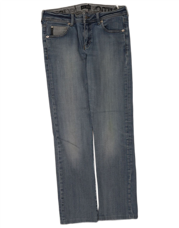 Calça Jeans Slim Feminina Armani W27 L30 Azul