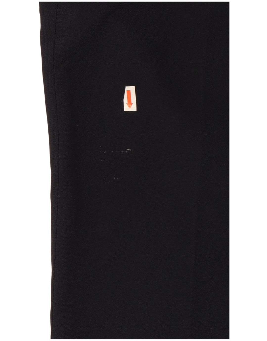 Calça chino reta masculina Marks & Spencer W42 L29 poliéster azul marinho