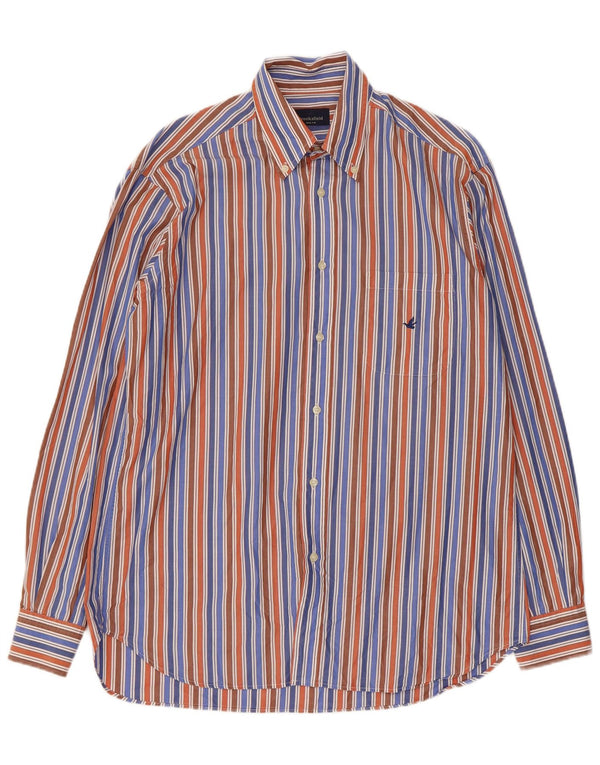 Camisa masculina Brooksfield tamanho 41 médio listrado multicolorido
