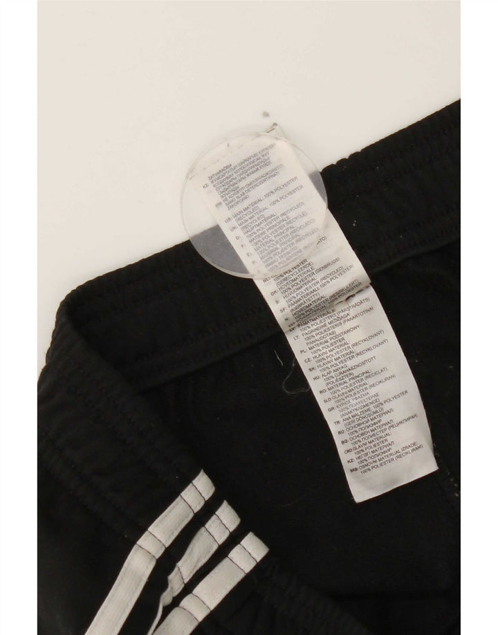 Adidas Mens Treino Calças Joggers Pequeno Poliéster Preto