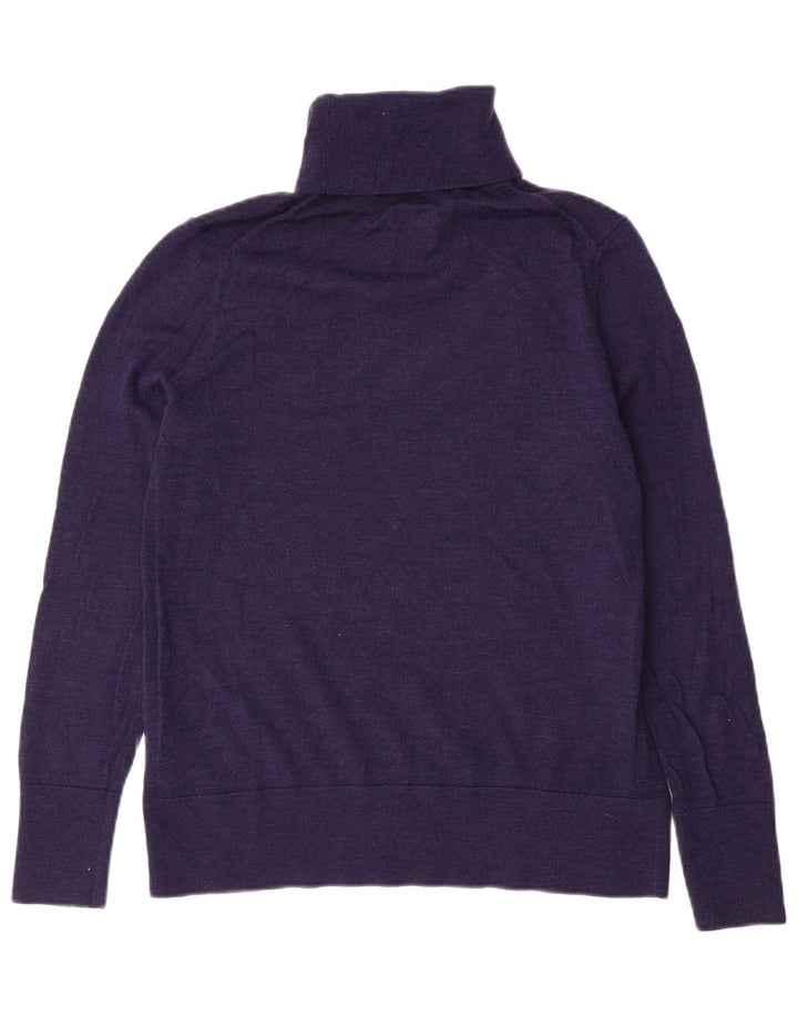 Suéter masculino Gap com gola redonda e lã azul marinho médio
