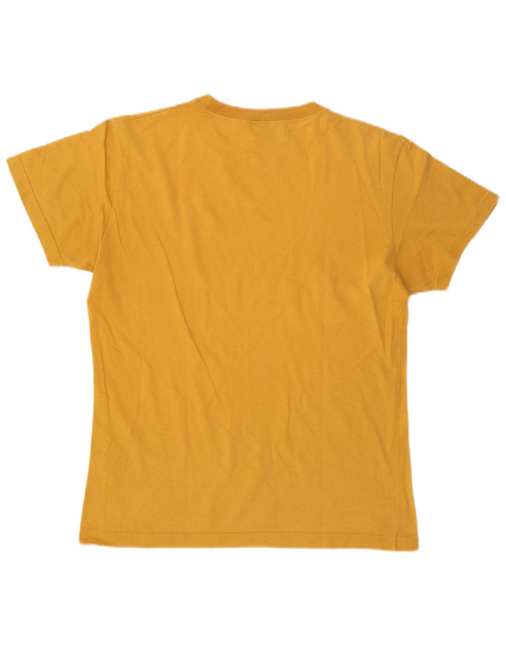 Camiseta masculina Meltin' Pot com estampa gráfica de algodão amarelo médio