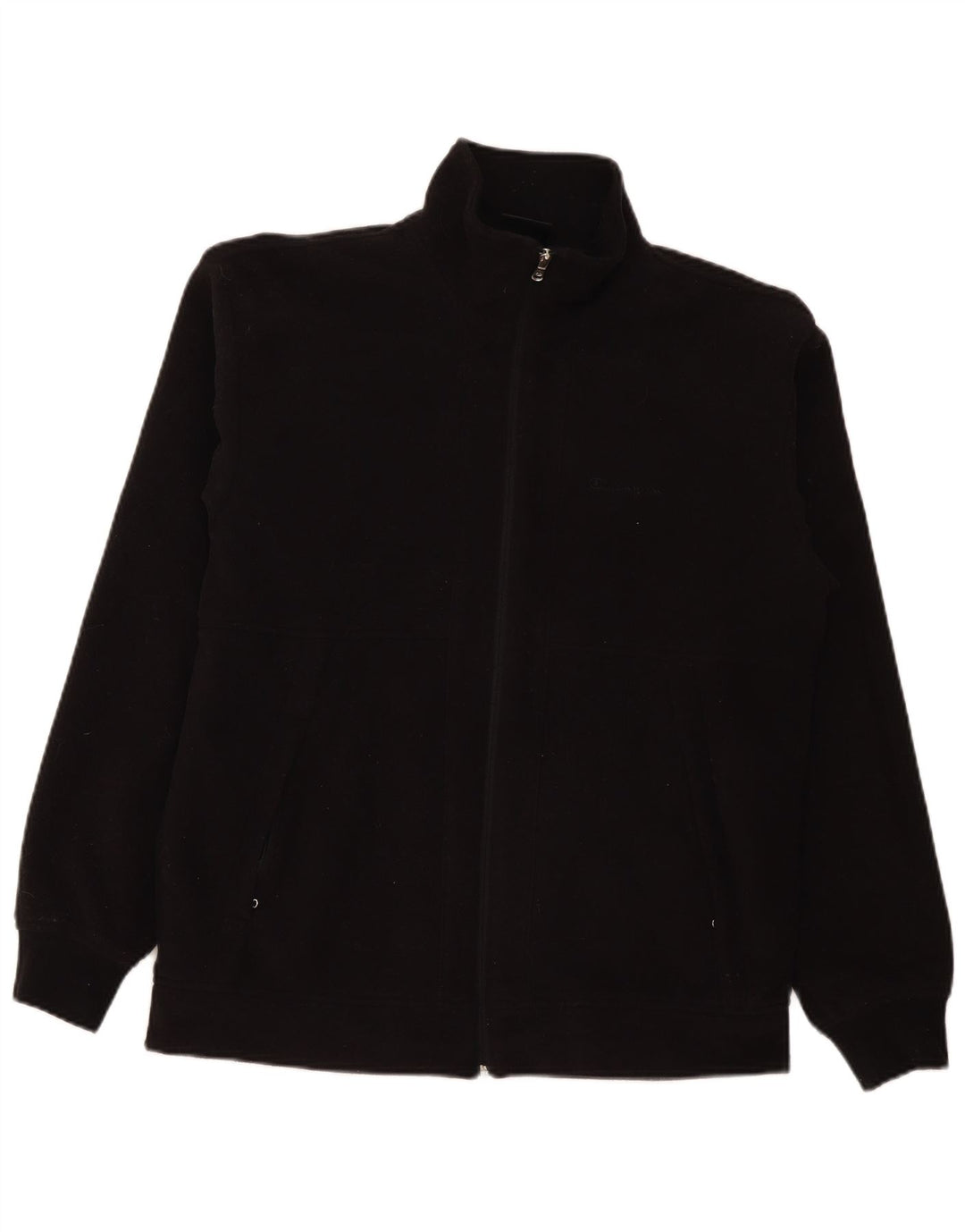 Jaqueta masculina de lã Champion UK 40 grande poliéster preto