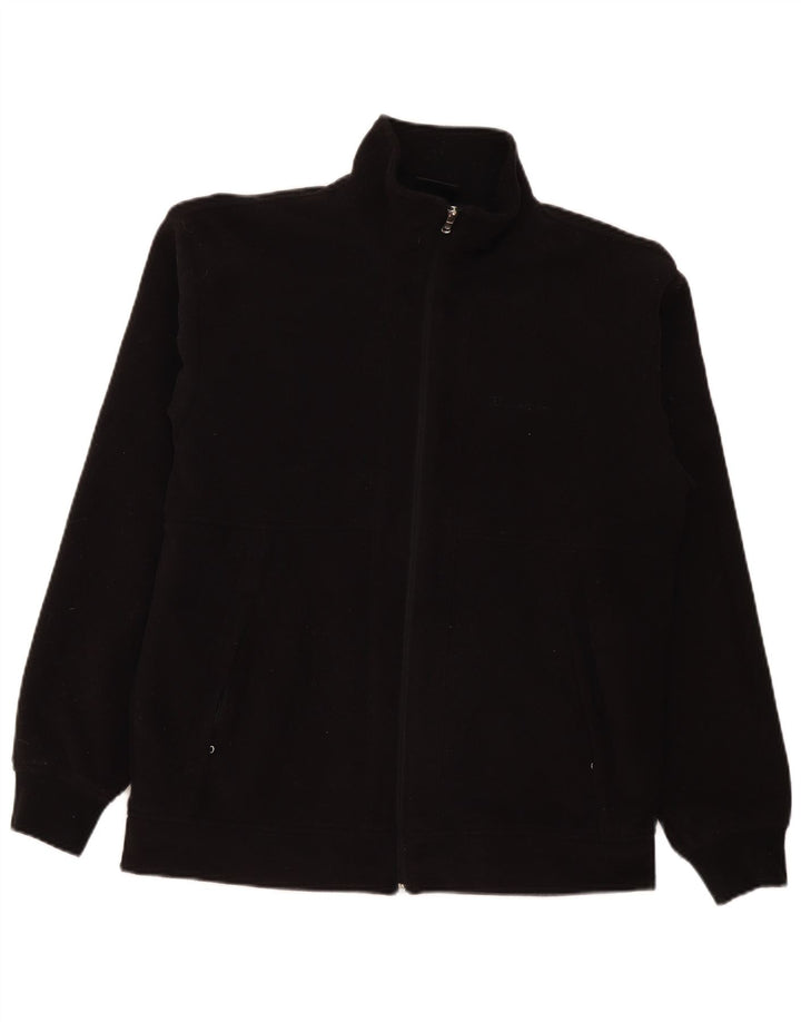 Jaqueta masculina de lã Champion UK 40 grande poliéster preto