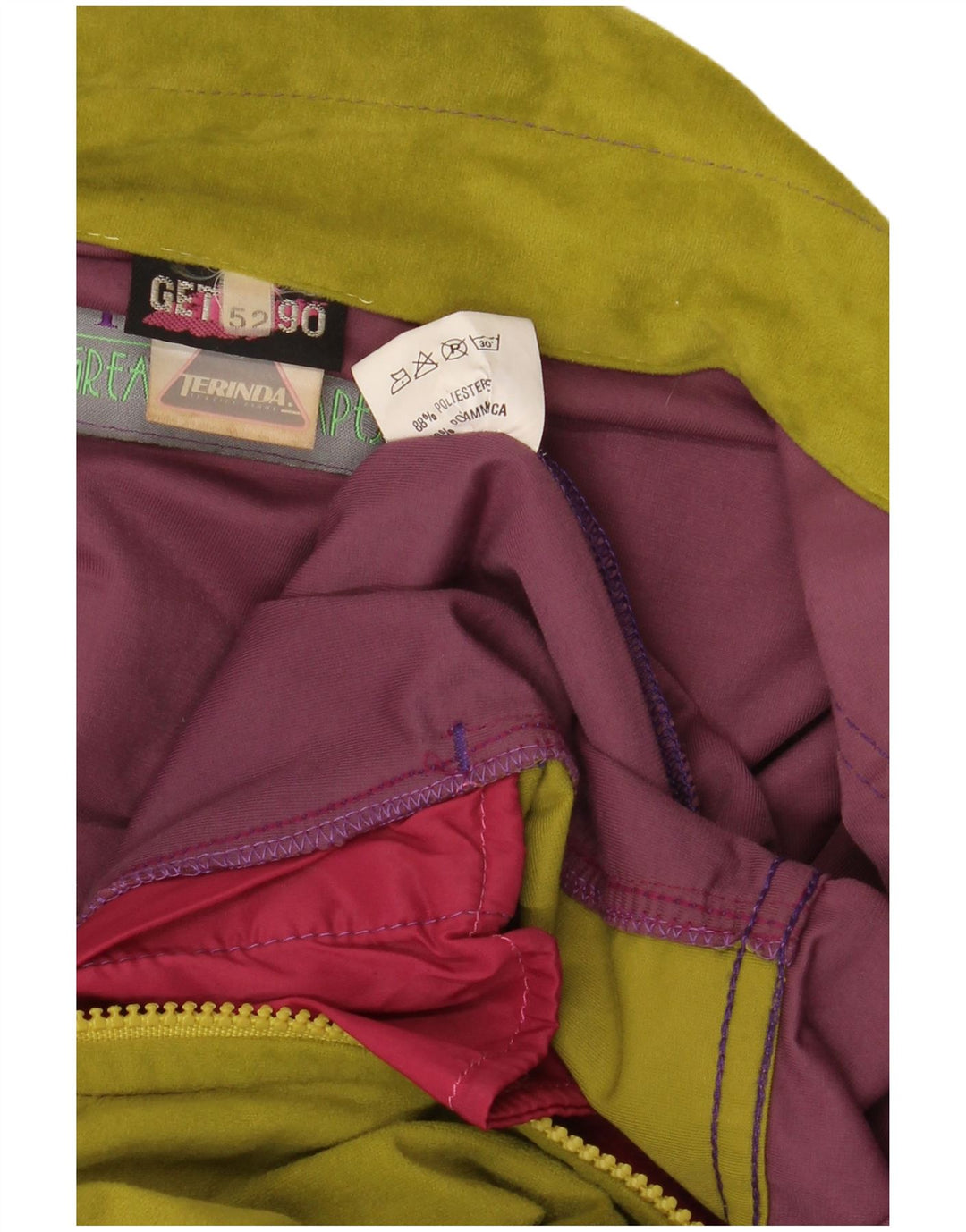 Jaqueta masculina de agasalho GREAT ESCAPES IT 52 grande bloco colorido roxo