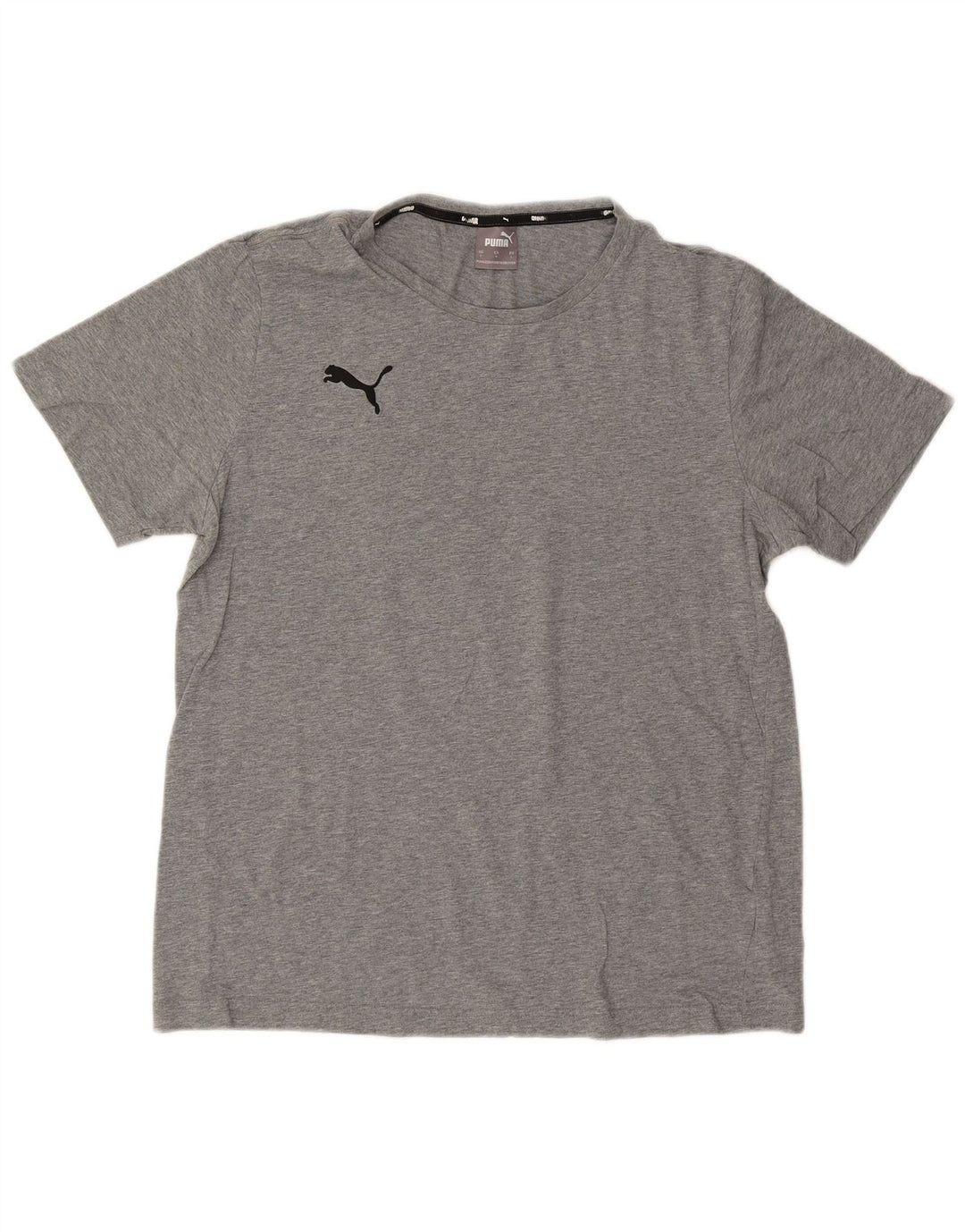 Camiseta masculina PUMA grande algodão cinza
