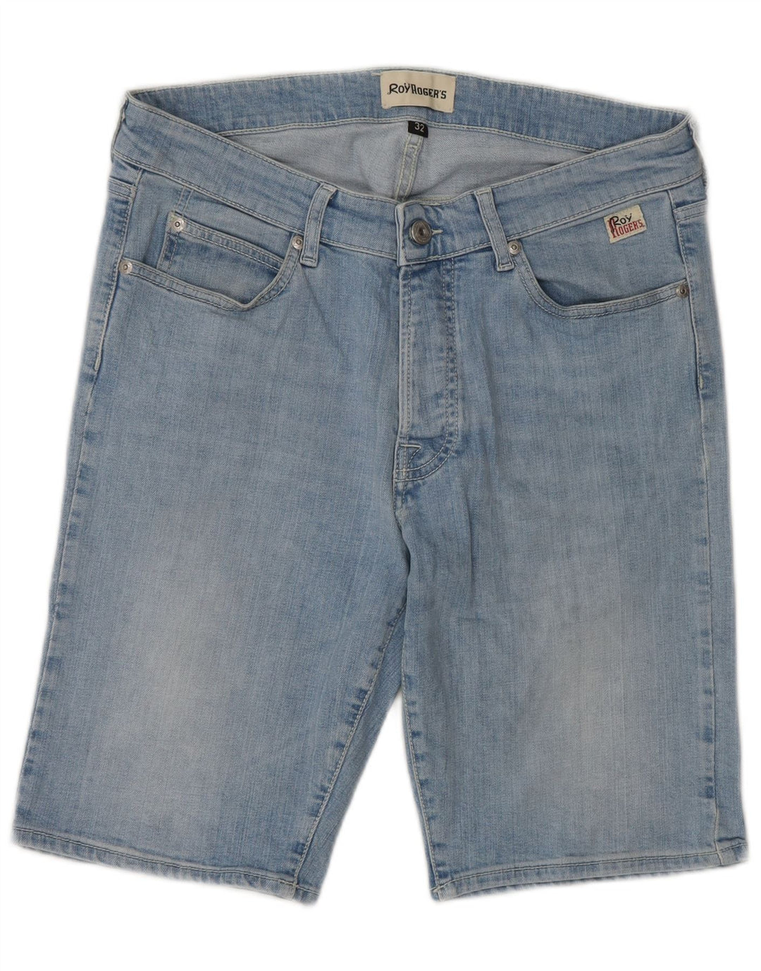 Shorts jeans masculino ROY ROGERS W32 algodão azul médio