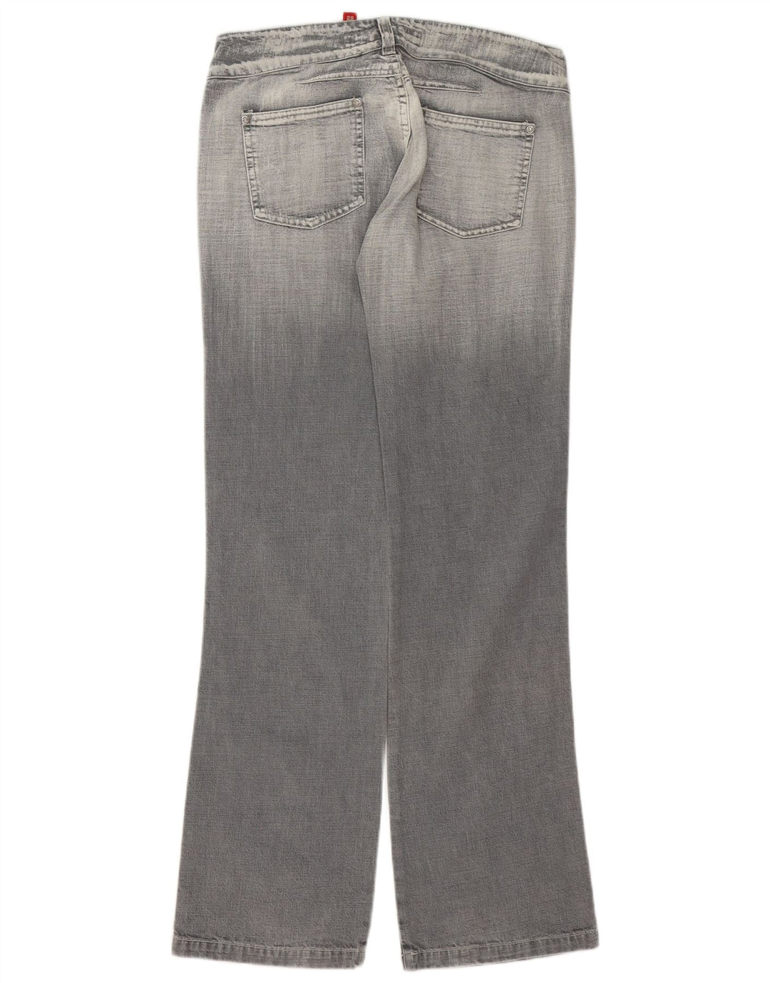 Jeans feminino bootcut FISHBONE W28 L34 algodão cinza