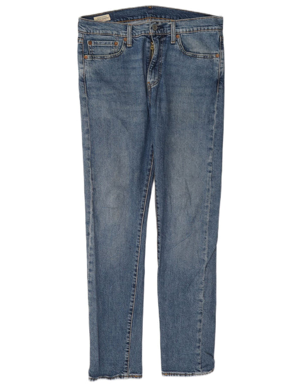 Calça jeans feminina Levi's 510 skinny W32 L32 azul algodão